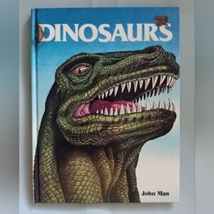 1983 Bison Books: DINOSAURS by John Man-Hardback VGC-KMART Great condition